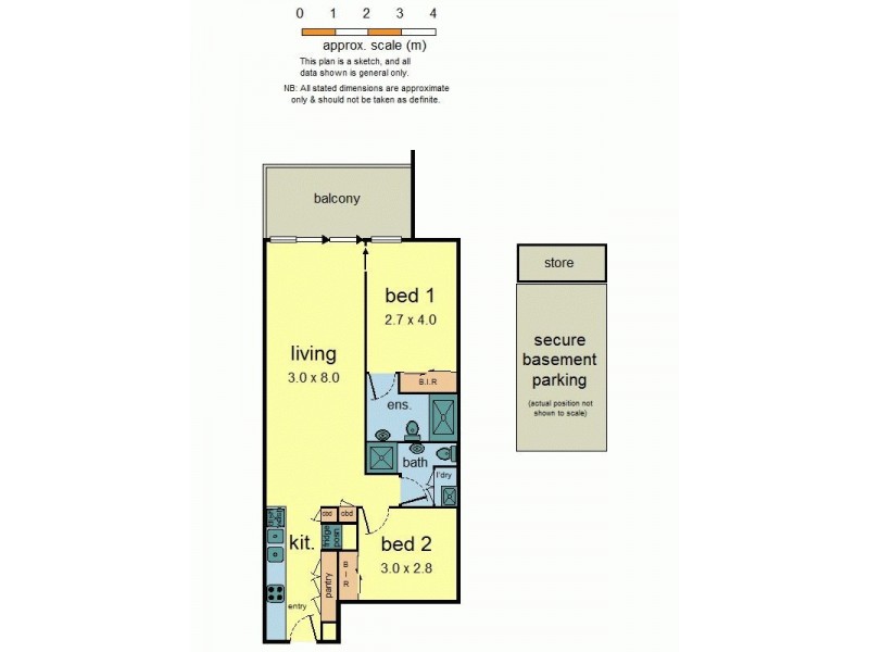 408/15-21 Harrow Street, Box Hill VIC 3128 Floorplan