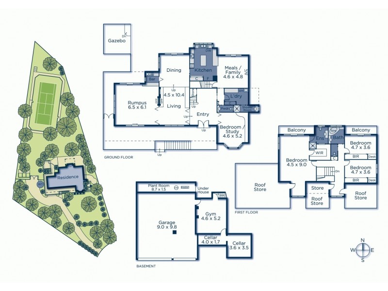 6 Parkwood Place, Templestowe VIC 3106 Floorplan