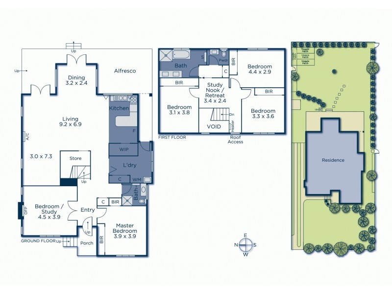 18 Tyrrell Street, Mont Albert North VIC 3129 Floorplan