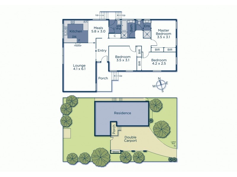 28 Julius Crescent, Noble Park North VIC 3174 Floorplan