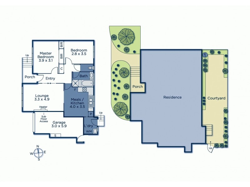 2/9 Goulburn Street, Box Hill North VIC 3129 Floorplan