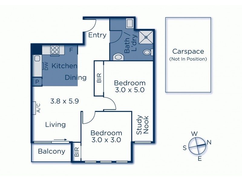103/545 Rathdowne Street, Carlton VIC 3053 Floorplan
