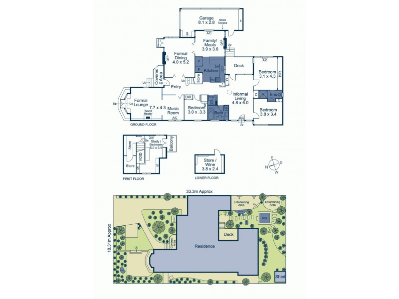 12 Crellin Grove, Camberwell VIC 3124 Floorplan