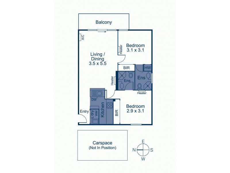 320/102-118 Camberwell Road, Hawthorn East VIC 3123 Floorplan