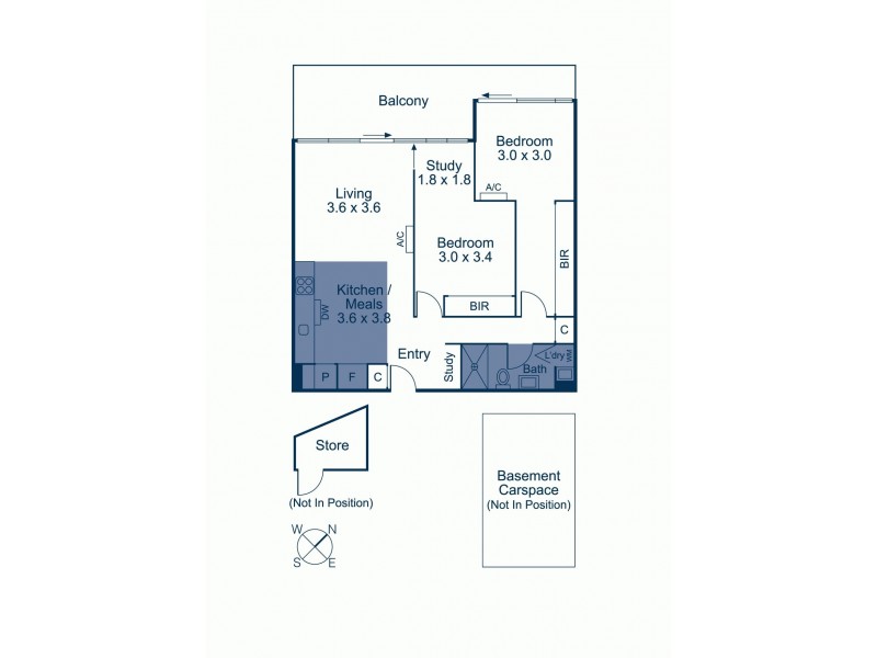 207/770D Toorak Road, Glen Iris VIC 3146 Floorplan