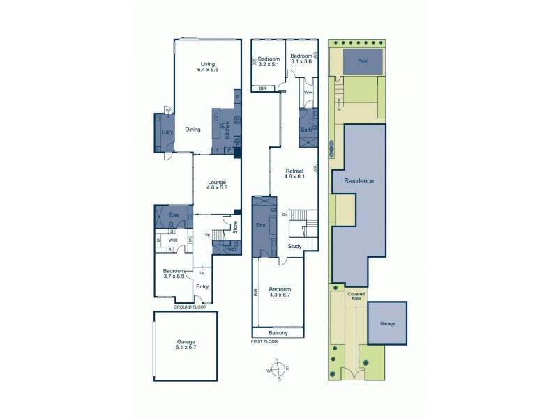 Residence 1, 19 Carramar Avenue, Camberwell VIC 3124 Floorplan