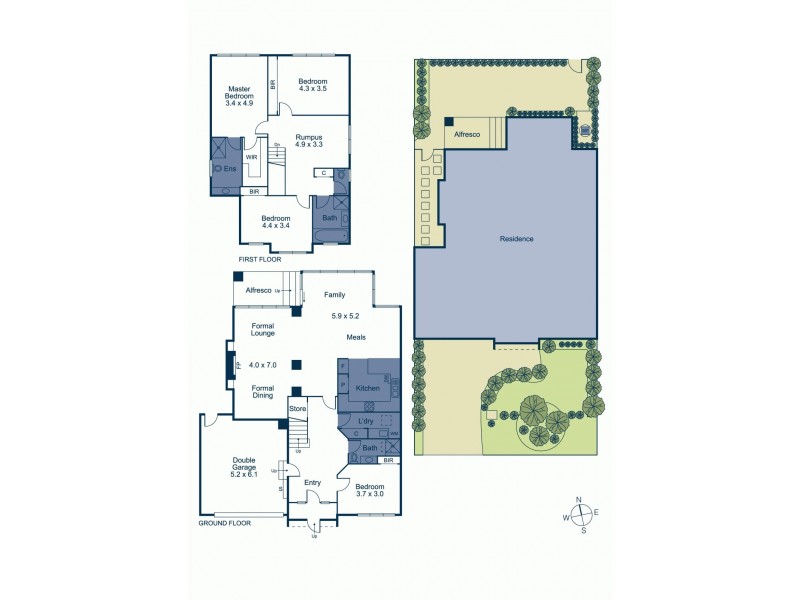 9 Emmy Court, Burwood VIC 3125 Floorplan