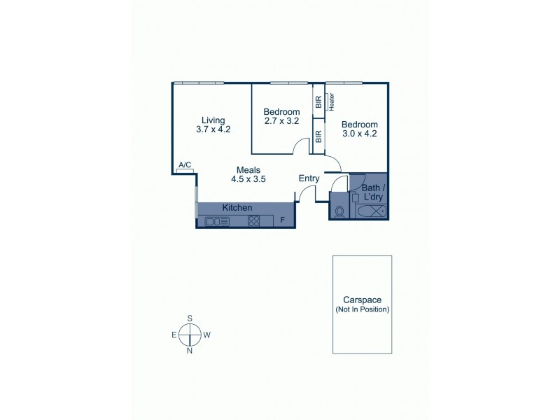 6/202 The Avenue, Parkville VIC 3052 Floorplan