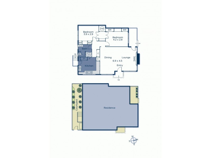 1/146 Power Street, Hawthorn VIC 3122 Floorplan