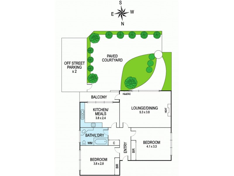 1/35 Hill Street, Hawthorn VIC 3122 Floorplan