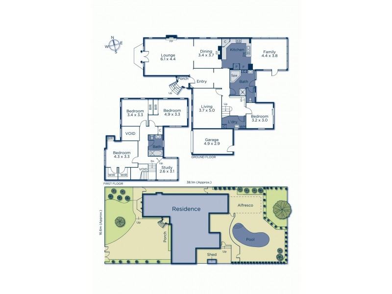 3 Sinclair Avenue, Glen Iris VIC 3146 Floorplan