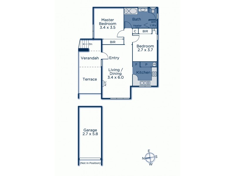 2/5 Grandview Grove, Hawthorn East VIC 3123 Floorplan