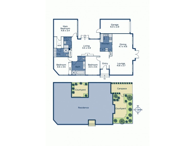 1/406 Wattletree Road, Malvern East VIC 3145 Floorplan