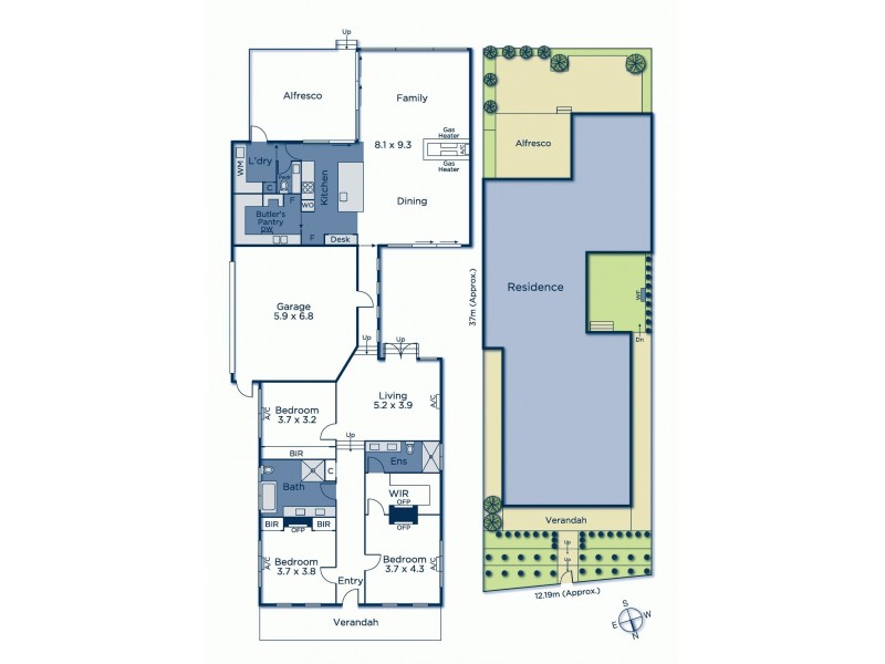 42 Warburton Road, Canterbury VIC 3126 Floorplan