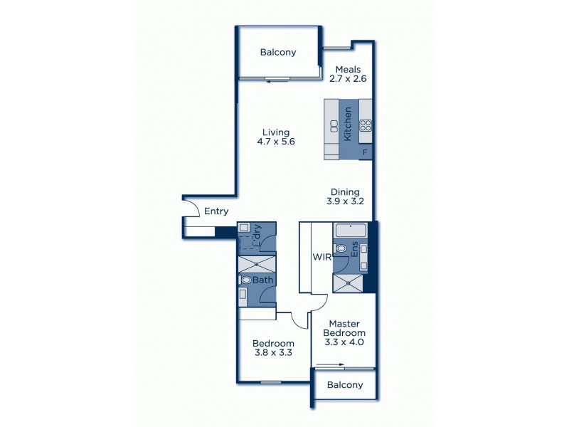205/188 Canterbury Road, Canterbury VIC 3126 Floorplan