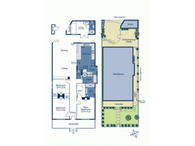 5 Gillman Street, Hawthorn East VIC 3123 Floorplan
