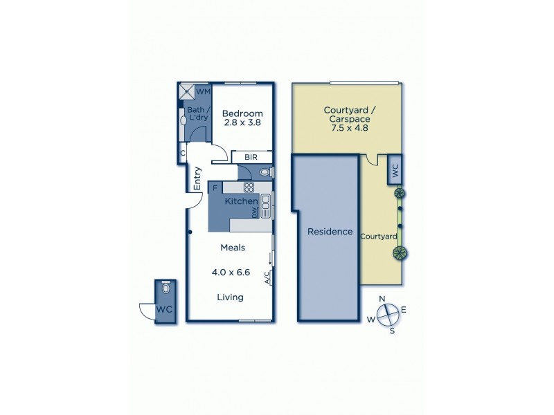 2/23 Harold Street, Hawthorn East VIC 3123 Floorplan