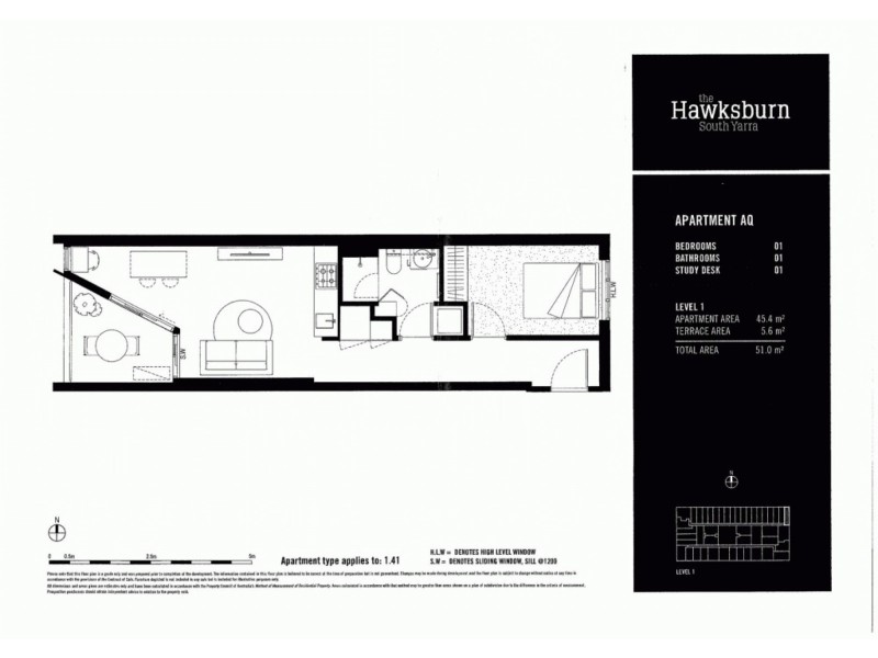 141/441 Malvern Road, South Yarra VIC 3141 Floorplan