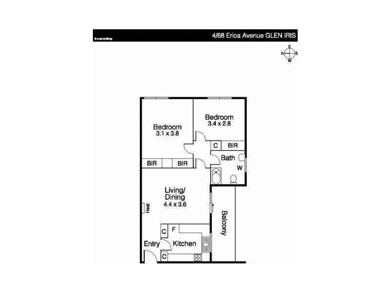 3/68 Erica Avenue, Glen Iris VIC 3146