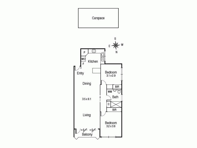 5/200 Wattletree Road, Malvern VIC 3144 Floorplan