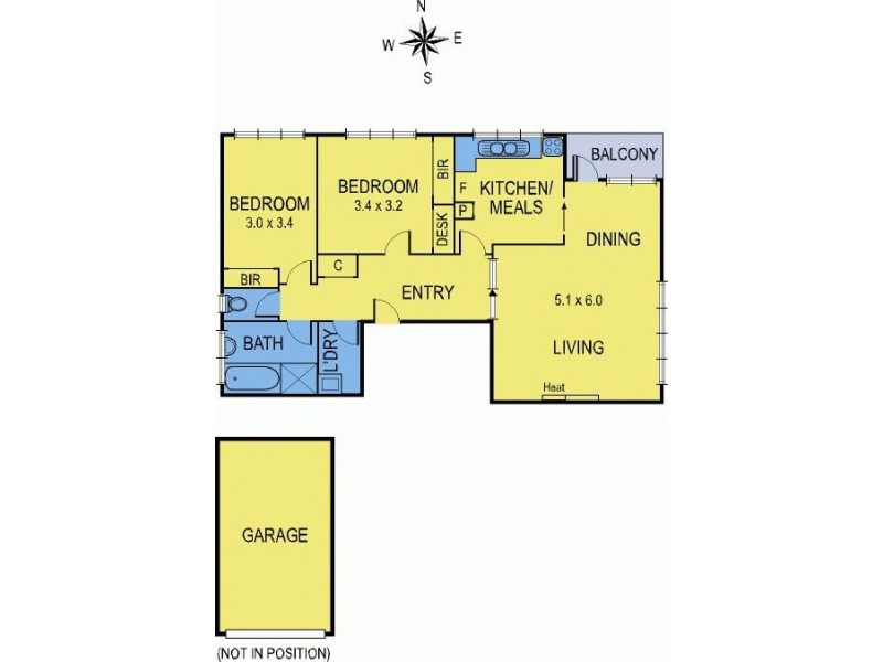 1/1460 Malvern Road, Glen Iris VIC 3146 Floorplan