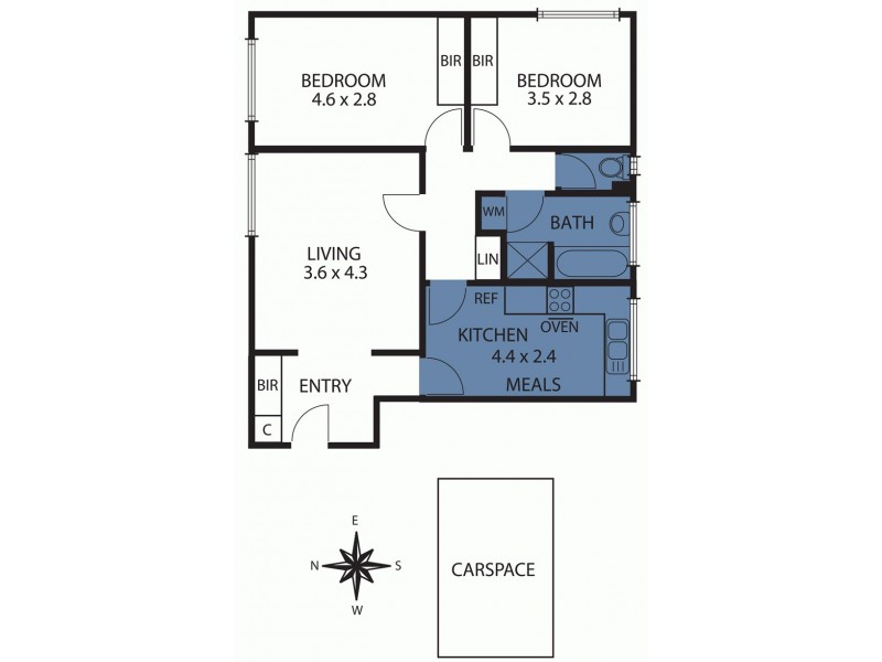 4/1512 Malvern Road, Glen Iris VIC 3146 Floorplan