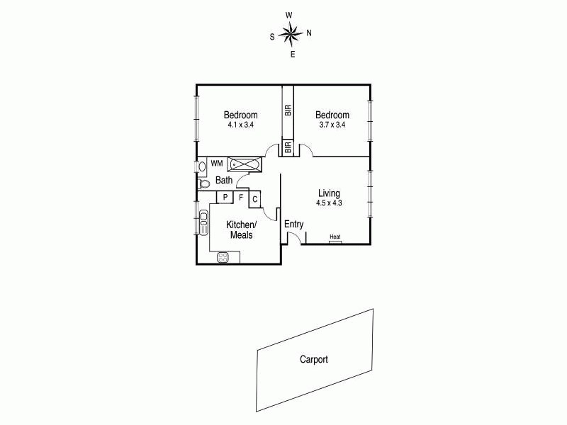 4/17 Wolseley Close, Mont Albert VIC 3127 Floorplan