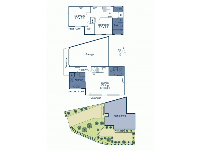 1/29 Leamington Crescent, Caulfield East VIC 3145 Floorplan