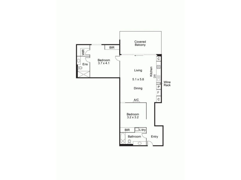 201/18 Tanner Street, Richmond VIC 3121 Floorplan