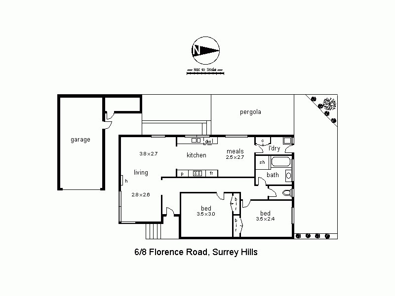 6/8 Florence Road, Surrey Hills VIC 3127 Floorplan