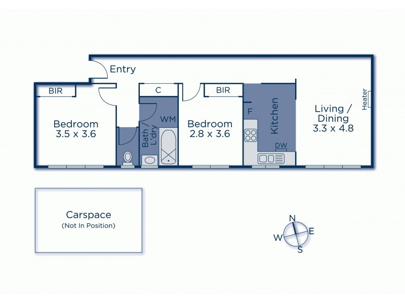 8/21 Elphin Gve, Hawthorn VIC 3122 Floorplan