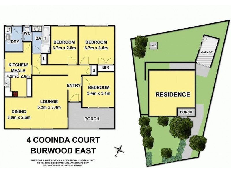 4 Cooinda Court, Burwood East VIC 3151 Floorplan