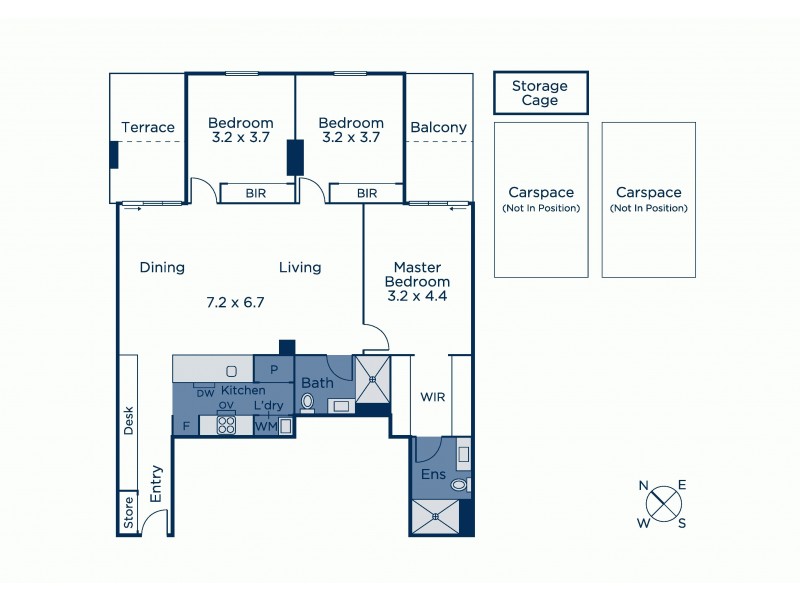 208/140 Cotham Road, Kew VIC 3101 Floorplan
