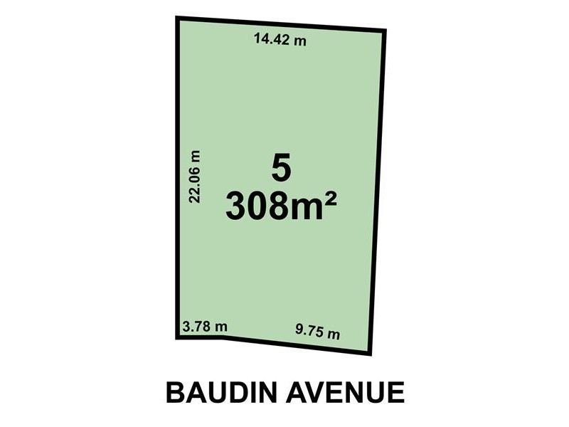 Lot 5,  1B Baudin Avenue, Fairview Park SA 5126