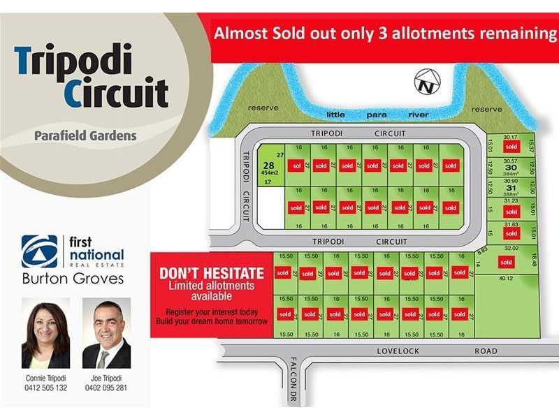 Lot 14 to Lot 42 Tripodi Circuit, Parafield Gardens SA 5107