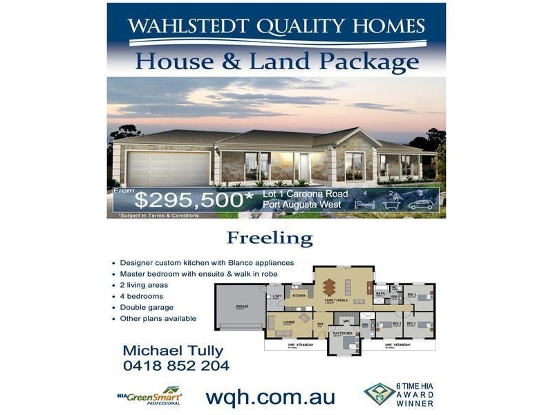 Lot 1-6 Caroona Road, Port Augusta West SA 5700