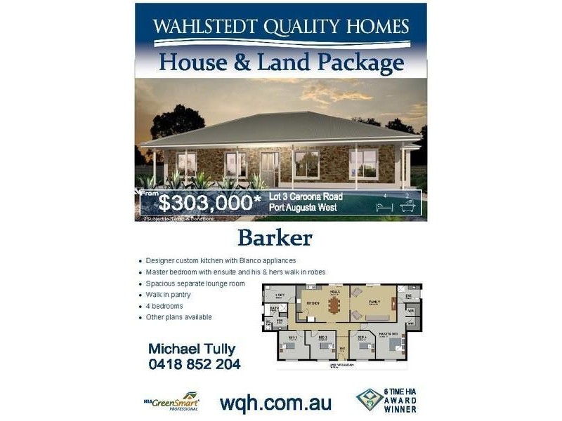 Lot 1-6 Caroona Road, Port Augusta West SA 5700