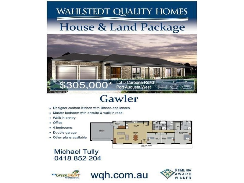 Lot 1-6 Caroona Road, Port Augusta West SA 5700