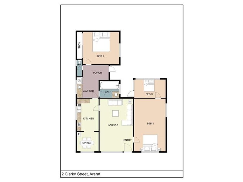 2 Clarke Street, Ararat VIC 3377