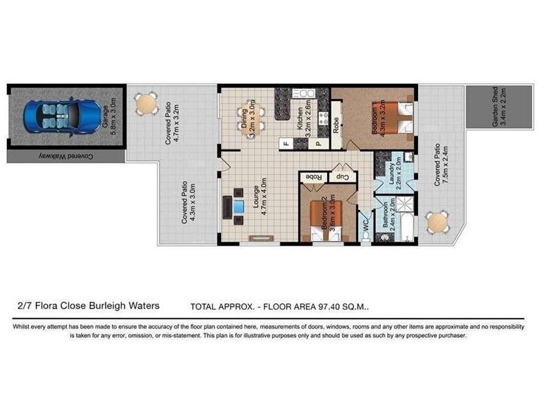 2/7 Flora Close, Burleigh Waters QLD 4220