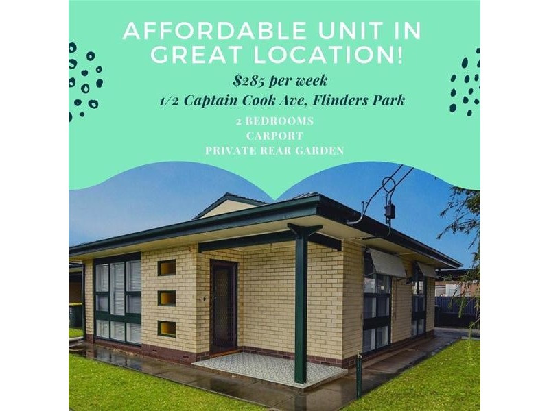 1/2 Captain Cook Avenue, Flinders Park SA 5025