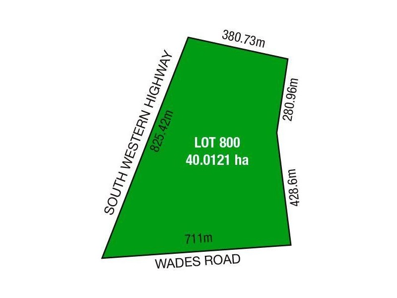 Lot 800 South West Highway, North Dandalup WA 6207