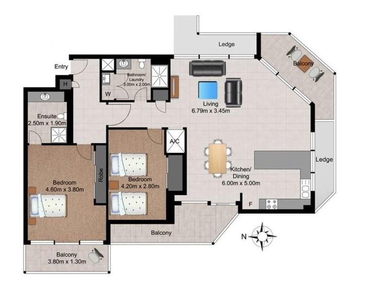 905 ‘Longbeach’/28 Northcliffe Terrace, Surfers Paradise QLD 4217