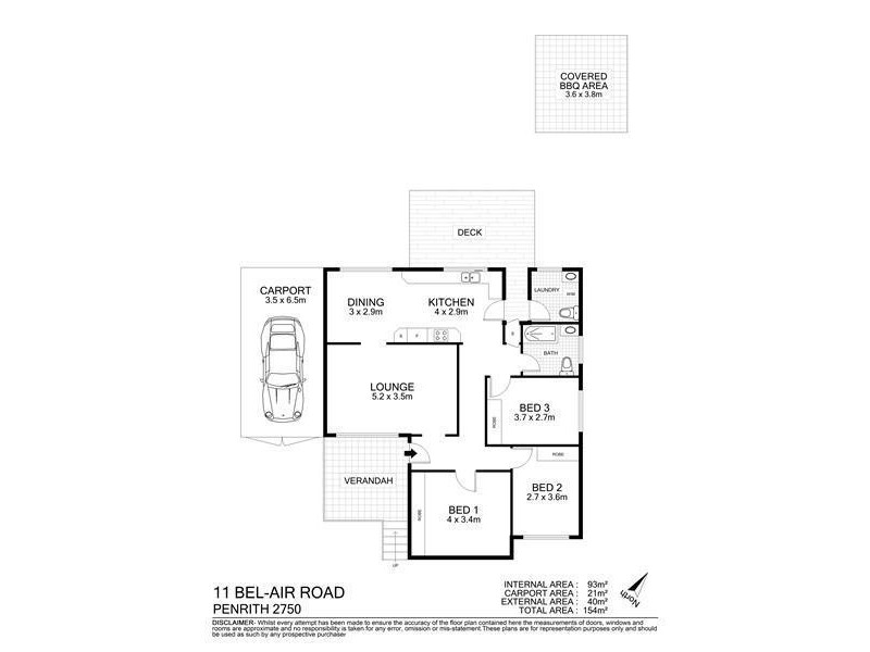 11 BEL AIR Road, Penrith NSW 2750