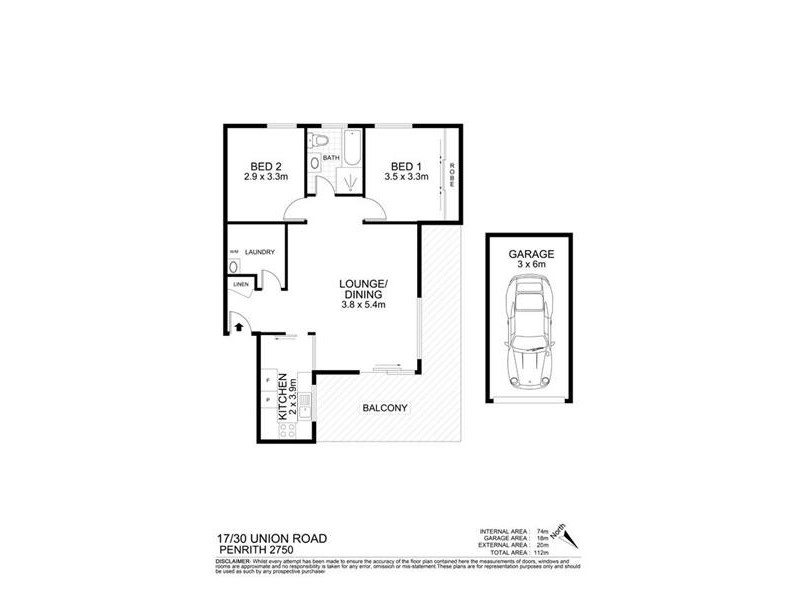 17/30 UNION Road, Penrith NSW 2750