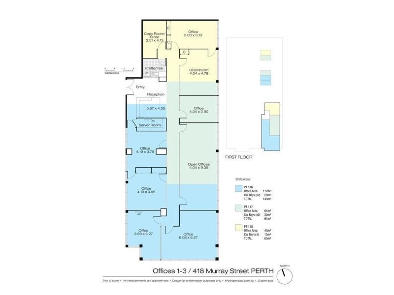 Office 1, 2, 3/418 Murray Street, Perth WA 6000