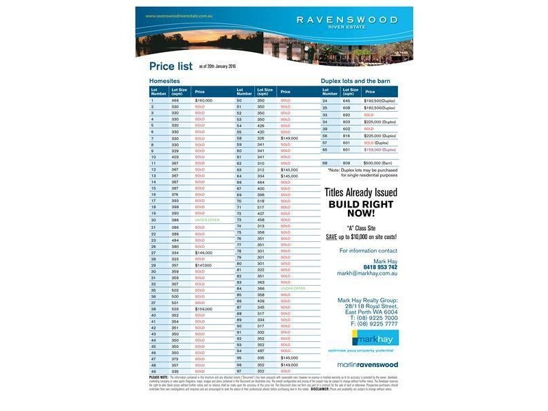 Lot 25/ Coopers Mill Way, Ravenswood WA 6208