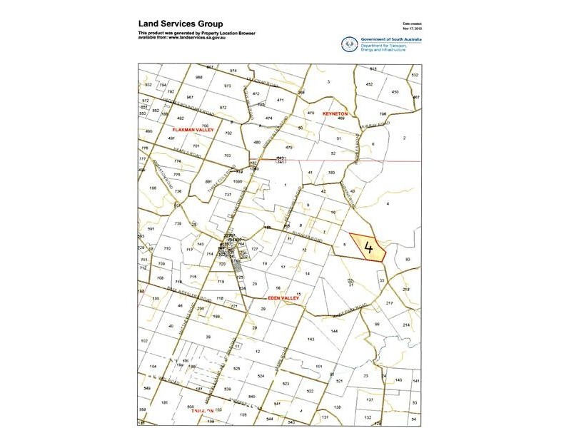 Lot 4 Rushlea Road, Eden Valley SA 5235