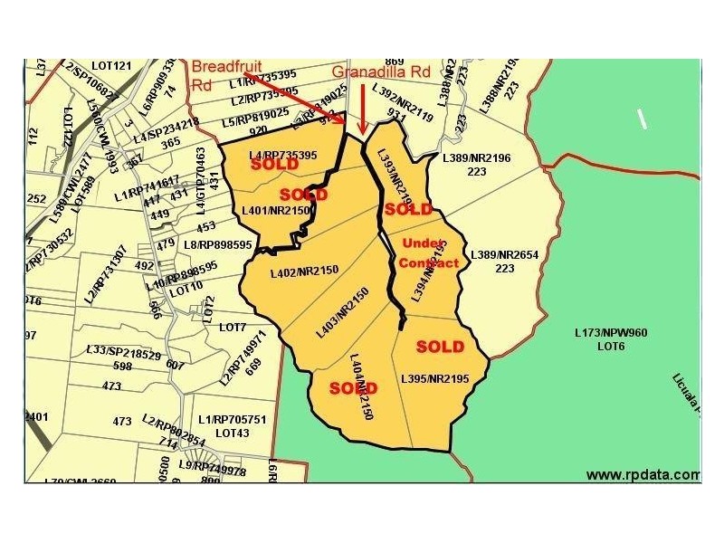 Lot 402 Granadilla Road, Granadilla QLD 4855