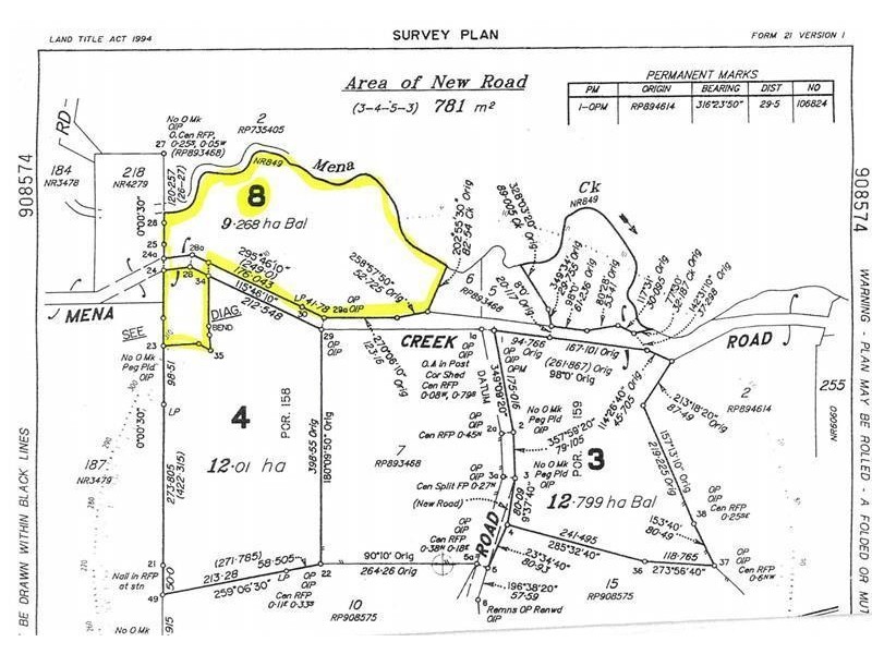 Lot 8, 729 Mena Creek Road, Mena Creek QLD 4871